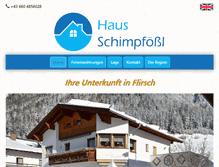 Tablet Screenshot of haus-schimpfoessl.at